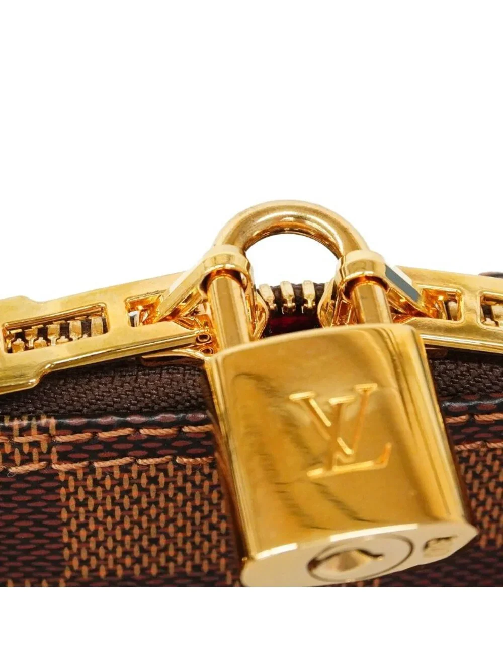 Louis Vuitton Handbag Damier Alma BB Ebene 2-Way Bag
